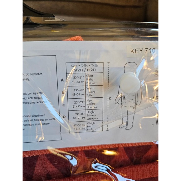 Disney Moana 2 Toddler Costume Dress S/P 2T Simea Disguise Dress Up Pretend NEW - Picture 8 of 9